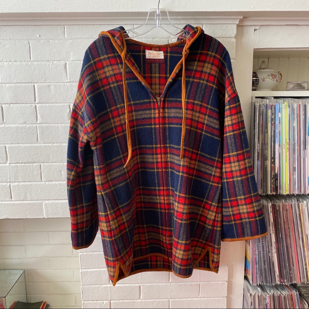 Vintage Pendleton Wool Zippered Hoodie